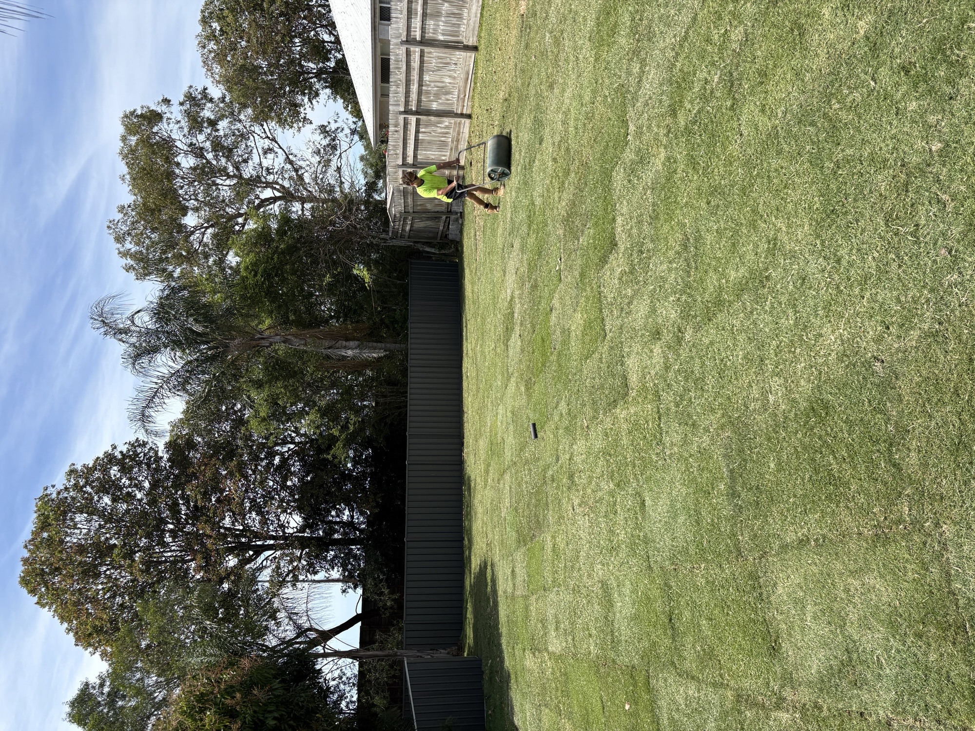 Empire Zoysia installation at Maroochydore, QLD